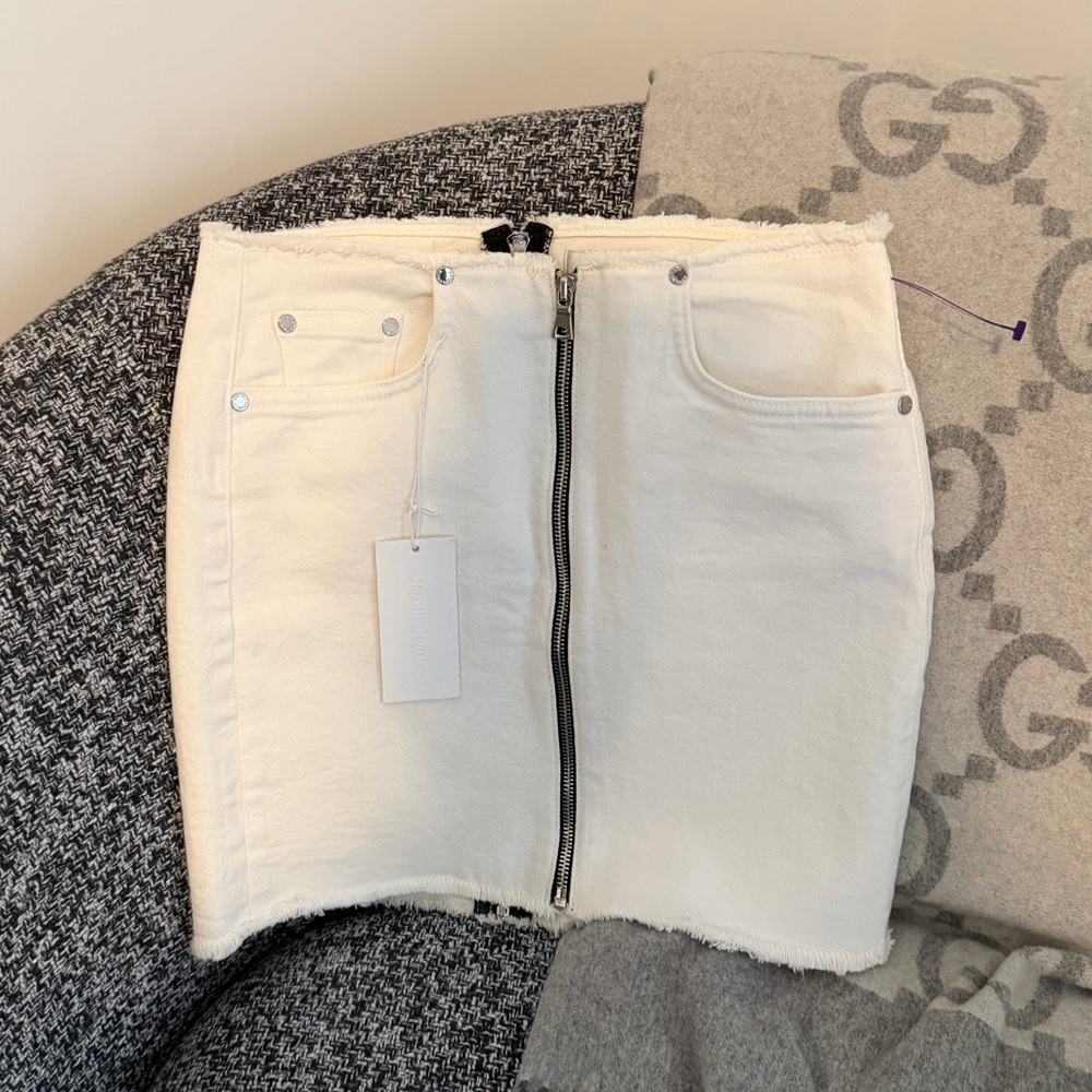 🗽Cotton Citizen Cream Mini Skirt
